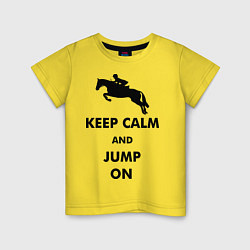 Детская футболка Keep Calm & Jump On