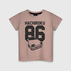 Детская футболка Toyota AE86 Hachiroku