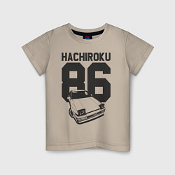 Детская футболка Toyota AE86 Hachiroku