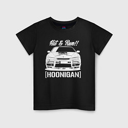 Детская футболка Nissan Silvia S14 Hoonigan