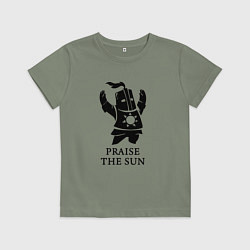 Футболка хлопковая детская Praise the Sun, цвет: авокадо