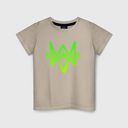 Детская футболка Watch Dogs: Green Logo