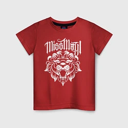 Детская футболка Miss May I: Angry Lion