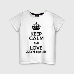 Детская футболка Keep Calm & Love Zayn Malik