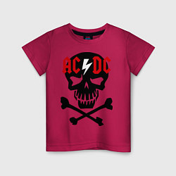 Детская футболка AC/DC Skull