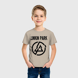 Футболка хлопковая детская Linkin Park, цвет: миндальный — фото 2