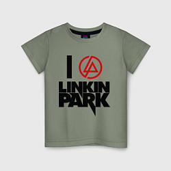 Детская футболка I love Linkin Park