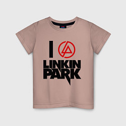 Детская футболка I love Linkin Park