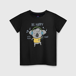 Детская футболка Koala: Be Happy