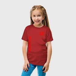 Футболка хлопковая детская HONDA, цвет: красный — фото 2