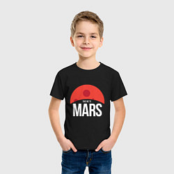 Футболка хлопковая детская Take me to Mars, цвет: черный — фото 2