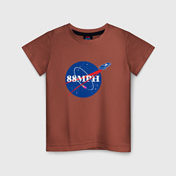 Детская футболка NASA Delorean 88 mph