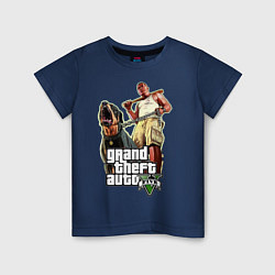 Детская футболка GTA 5: Man & Dog