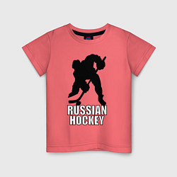 Детская футболка Russian Black Hockey