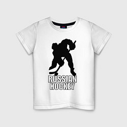 Детская футболка Russian Black Hockey