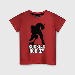 Детская футболка Russian Black Hockey