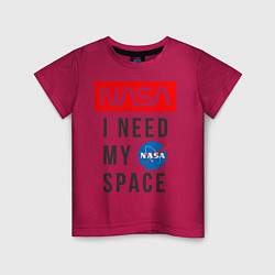 Детская футболка Nasa i need my space