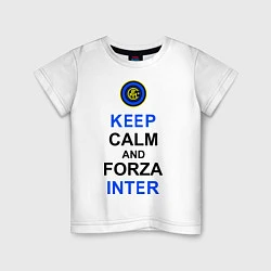 Детская футболка Keep Calm & Forza Inter
