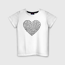 Детская футболка Собаковое сердце