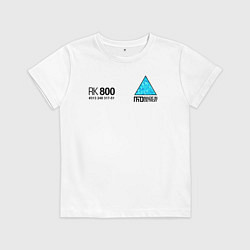 Футболка хлопковая детская RK800 CONNOR, цвет: белый