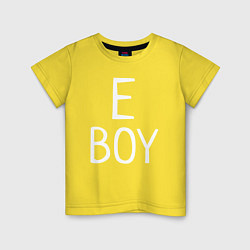 Детская футболка E BOY