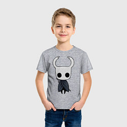 Футболка хлопковая детская Hollow Knight, цвет: меланж — фото 2