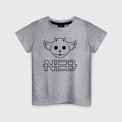 Футболка хлопковая детская TOP: NED, цвет: меланж