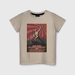 Детская футболка Revolution плакат СССР