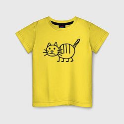 Детская футболка Рисунок кота