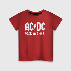 Детская футболка ACDC BACK IN BLACK