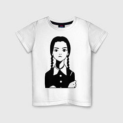 Детская футболка Wednesday Addams