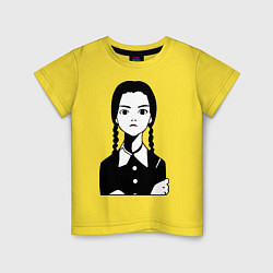 Детская футболка Wednesday Addams