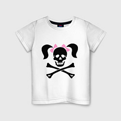 Детская футболка Девочка пиратка