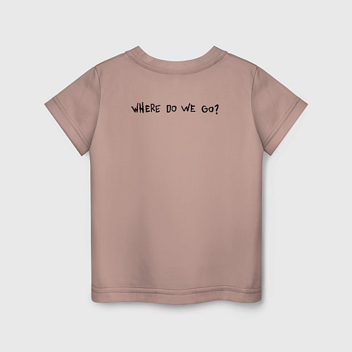 Детская футболка When we all fall asleep / Пыльно-розовый – фото 2