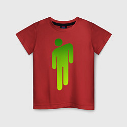 Детская футболка Billie Eilish: Green Manikin