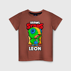 Детская футболка BRAWL STARS LEON