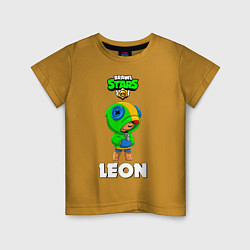 Детская футболка BRAWL STARS LEON