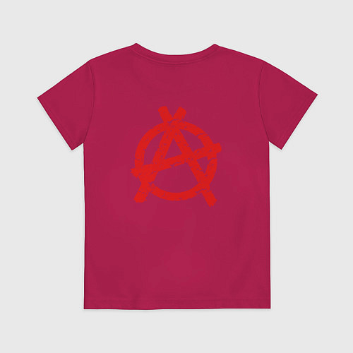 Детская футболка Князь Анархия спина / Маджента – фото 2