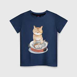 Детская футболка Кот с Котенком