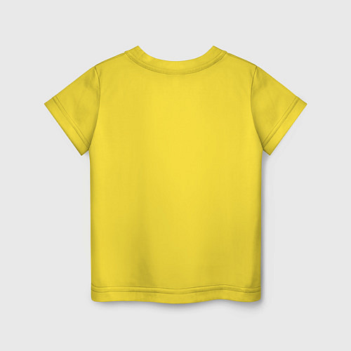 Детская футболка Грустный котик / Желтый – фото 2