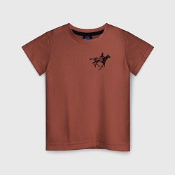 Детская футболка Всадник на коне