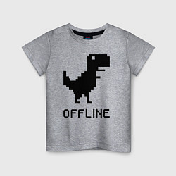 Детская футболка Offline