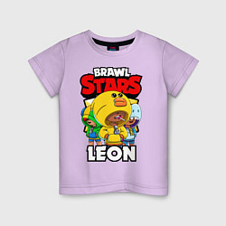 Детская футболка BRAWL STARS LEON