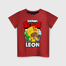 Детская футболка BRAWL STARS LEON