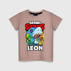 Детская футболка BRAWL STARS LEON