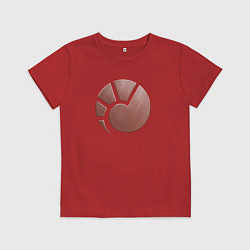 Футболка хлопковая детская MINMATAR, цвет: красный