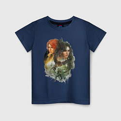 Детская футболка Ведьмак: Трис и Йеннифер
