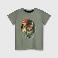 Детская футболка Ведьмак: Трис и Йеннифер
