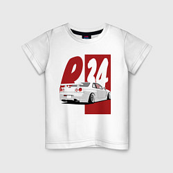 Детская футболка Drift Cars Nissan Skyline R34