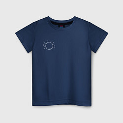 Детская футболка Планета и звёзды